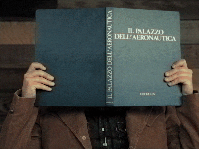 Il Palazzo dell'Aeronautica beard blazer bolo book denim eyes glasses