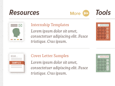 Intern Resources & Tools geometric illustration internmatch proxima nova slab tisa verlag web