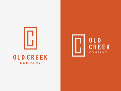 Old Creek Co. Logo company creek icon logo old