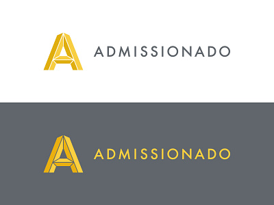 A is for Awesome a college futura logo mba school