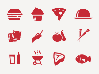 Seattle Met Mobile Icons food icons mobile