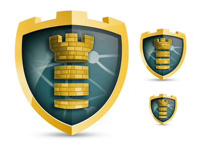 Intego Security Premium Icon badge castle icon internet shield