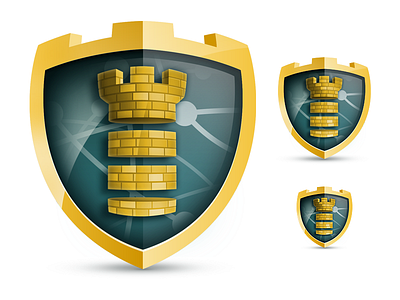 Intego Security Premium Icon badge castle icon internet shield