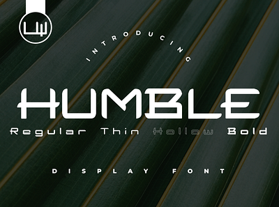 HUMBLE app branding display font font font design icon logo luxury design typography vector