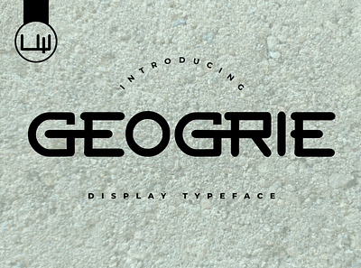 GEOGRIE animation app branding cover design display font font luxury design sans serif typeface typography