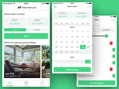 Hotel Booking App Ui