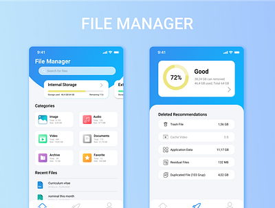 File Manager app application branding design file file manager icon ios ios app ios app design iphone minimal ui ux vector web website