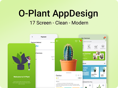 Plant App Design app app design design kit marketplace mobile mobile design ui ui kit ux web