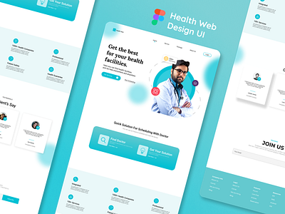 Health Web Design app app design design kit mobile mobile design ui ui kit ux web