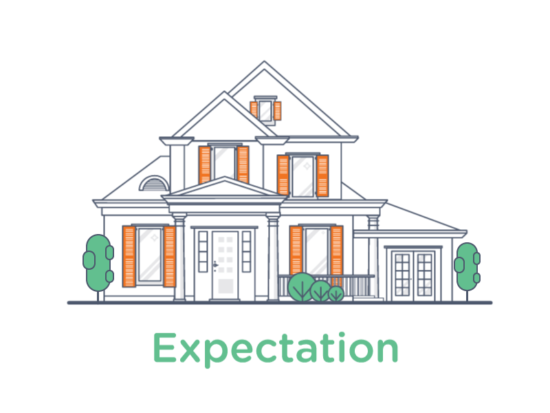 Expectation Vs Reality broken house expectation house property reality verses