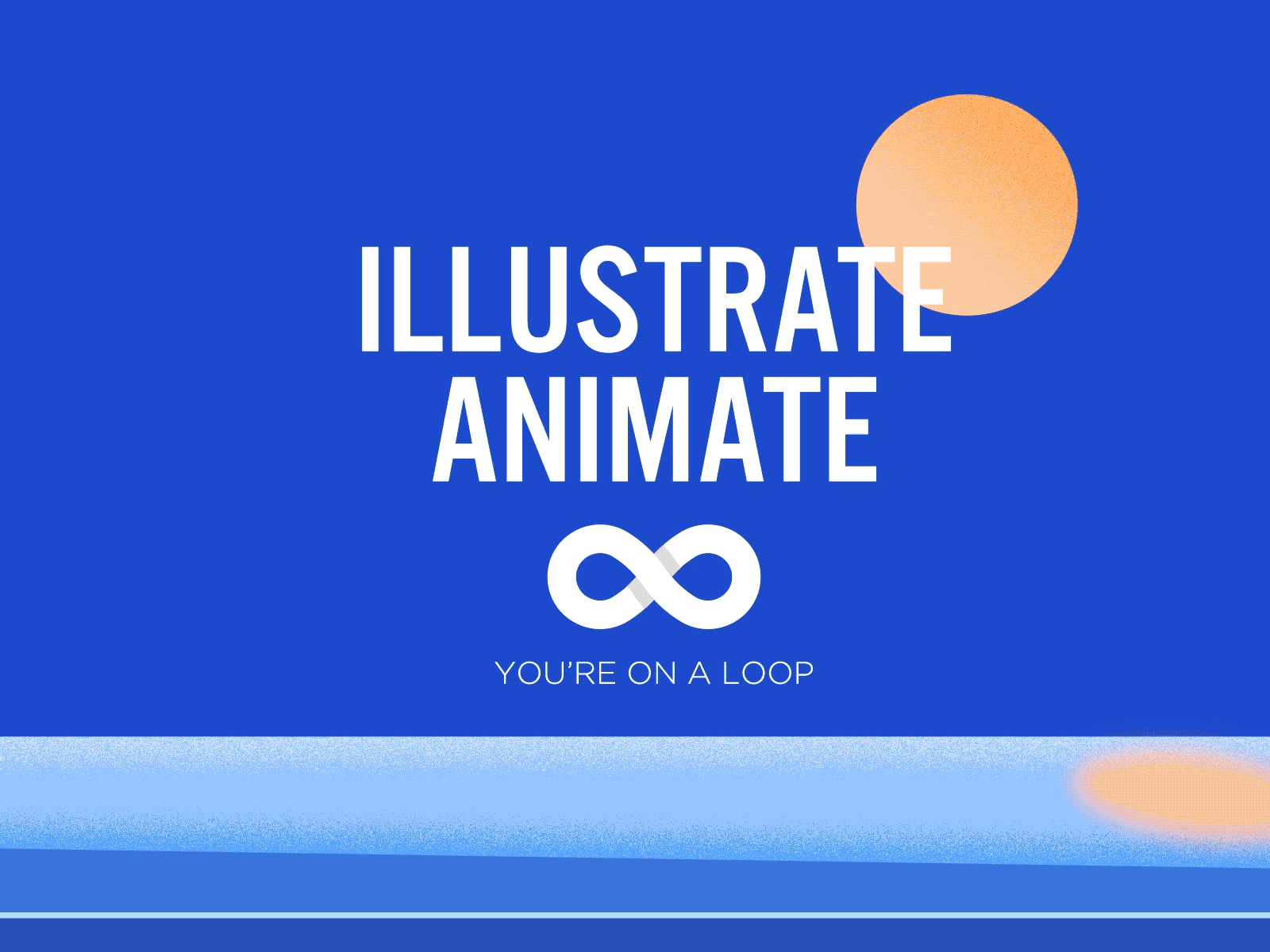 You're on a Loop animation creative design dribbble illustrate ilustration