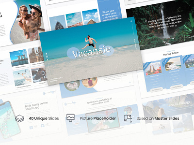 Vacansie - Travel Agency Presentation Template branding design google design google slides google slides template keynote design keynote presentation keynote templates powerpoint design powerpoint presentation powerpoint templates presentation presentation design presentations preview