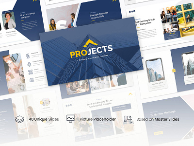 Projects – IT Company Presentation Template google design google slides google slides template keynote design keynote presentation keynote templates powerpoint design powerpoint presentation presentation presentation design