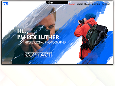 Website home page UI design app branding design photographer photography ui ux web website