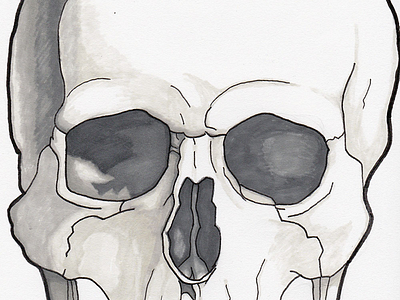 Promarker Skull drawing hand drawing markers promarker skull