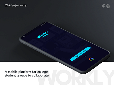 Workly - A Flutter Project 2d android app branding dashboard design flutter gradient ios materialdesign minimal playstore product typography ui uiux uiuxdesign ux