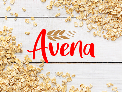 Avena logo logotipo tipografia