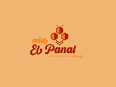 Logo miel el panal abeja imagen logo logotipo miel