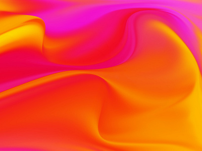 Abstract illustration background orange pink gradient wave.