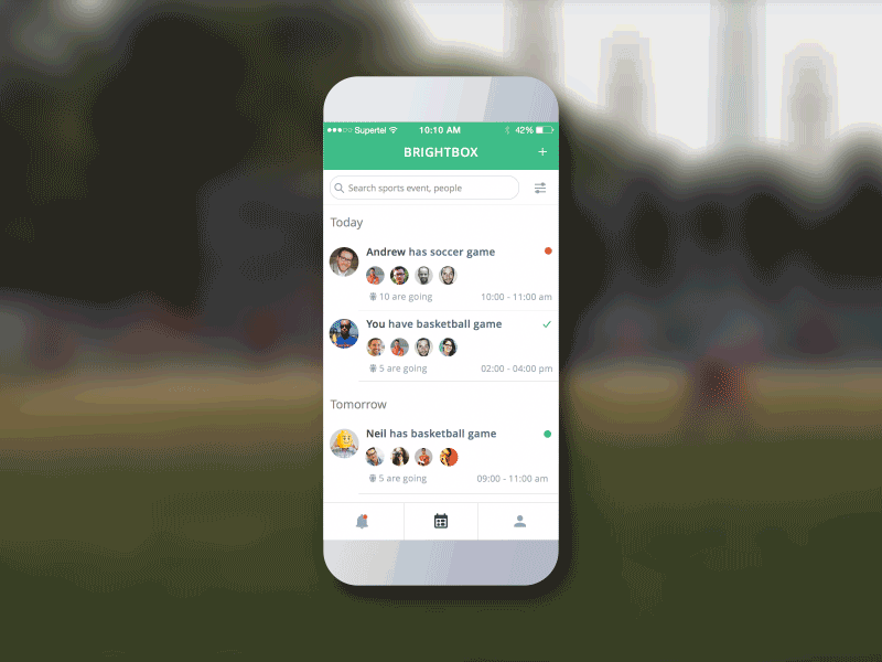 Joining a Game Interaction Design [Animated GIF] ae after effect animation app gif interaction ios iphone mobile pixate sketchapp
