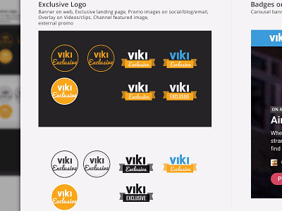 Viki Exclusive Logo logo made with invision viki