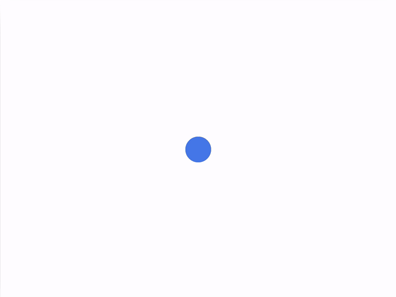 Balls Circular Motion animation made with invision