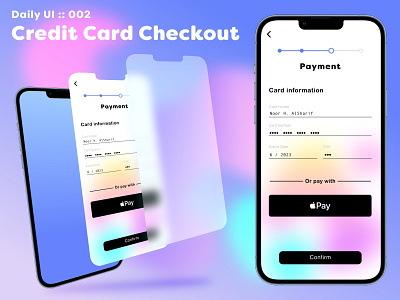 Daily UI :: 002 Credit Card Checkout adobe xd dailyui dailyuichallenge design graphic design ui ux vector