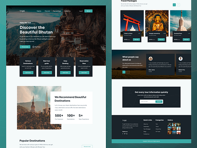 TripS : Travel Landing Page