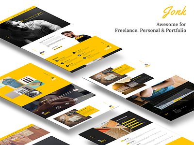 JONK - CV Resume Personal Muse Template