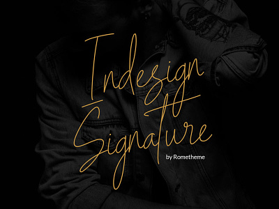 Indesign Signature Script Font beautiful elegant font handwritten modern script signature stylish typeface typography versatile