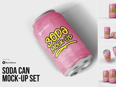 Soda can mockup vol.1 aluminium beer beer branding can cola energy label mockup pepsi soda soda can