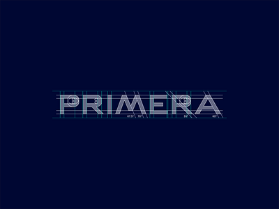 Primera wordmark construction bold font branding custom type custom typography customtype logo logo design minimal minimalist typography vector