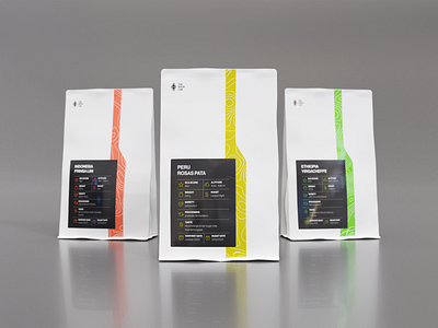 The Brew Lab coffee packaging brand identity branding design minimalist package packaging visual identity