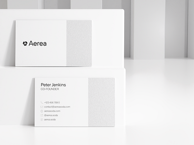 Aerea business card design