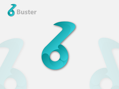 Buster logo Design with letter B app branding corporate booster branding creative design designer dribbble flat icon identity illustrator ios letter b logo logo logotype modern organic typography vector