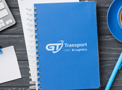 GT transport and Logistics branding creative design flat identity illustration illustrator logo transport transport logo typography