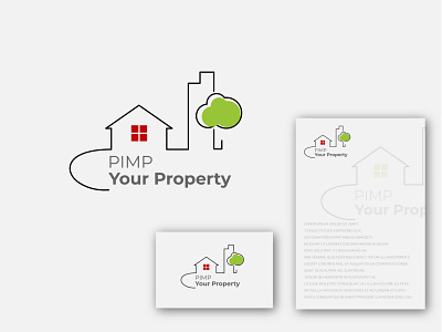 Pimp your property Logo design project branding creative design designer dribbble icon identity logo typography vector