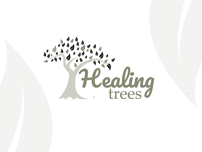 Healing tree Logo design project brand identity branding creative designer flat healing identity illustration illustrator logo tree logo vector