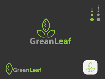 GreenLeaf nature Tree Leaf flat Logo design project design flat logo green logo leaf leaf logo logo nature nature logo tree tree logo