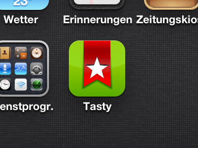 Tasty 2.0 Icon application bookmark ios tasty