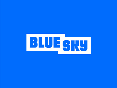 Bluesky blue identity logo sky trash