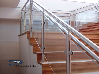 steel railing 2 نرده استیل