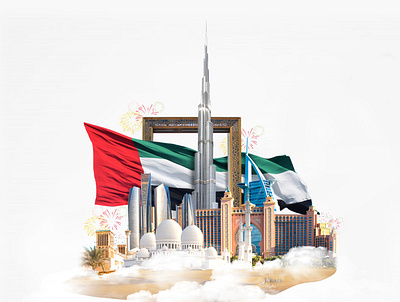UAE National Day creative design design graphic design uae national day