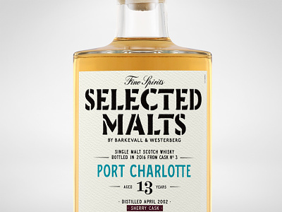 Selected Malts Branding & Packaging bottleshot branding label label design packaging scotch scotland single malt whisky