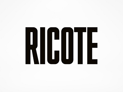 Ricote Wordmark bottleshot custom type label packaging typography wine wine label wine label design