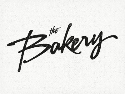 The Bakery - Personal Logo bakery logo portfolio rebrand script