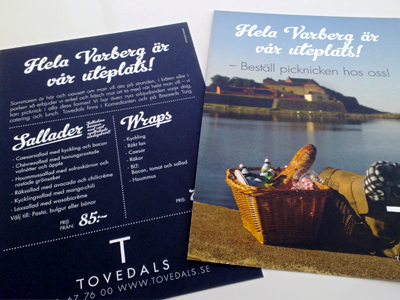 Tovedals Flyer flyer picknick stefacogrape