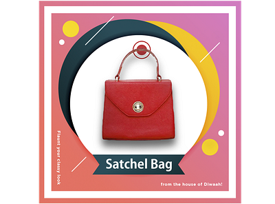 Graphic Design Satchel Bag advertising branding design graphic design illustration vector