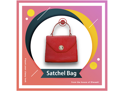 Graphic Design Satchel Bag