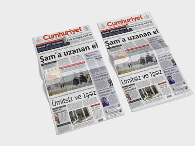 Cumhuriyet newspaper design newspaper newspaper design